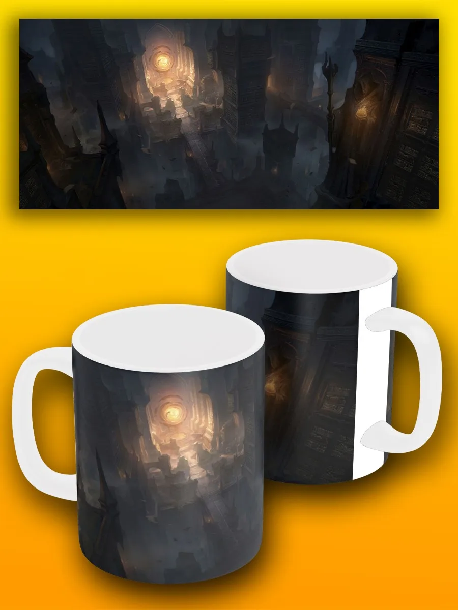 Sparkling White video game Diablo 2 - 2186 mug cup Pialat for tea | Дом и сад
