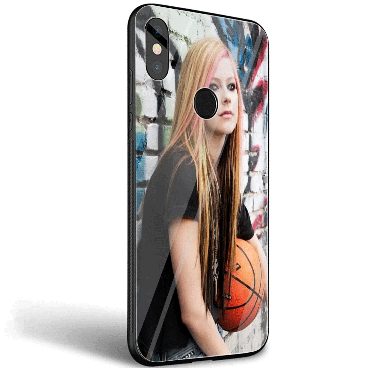Мобильный чехол для телефона Стекло ТПУ для Xiaomi Mi Note7 5 6 iPad Pro Poco F1 A1 A2 4X5X6X9 крышка Аврил Лавин - Цвет: G3