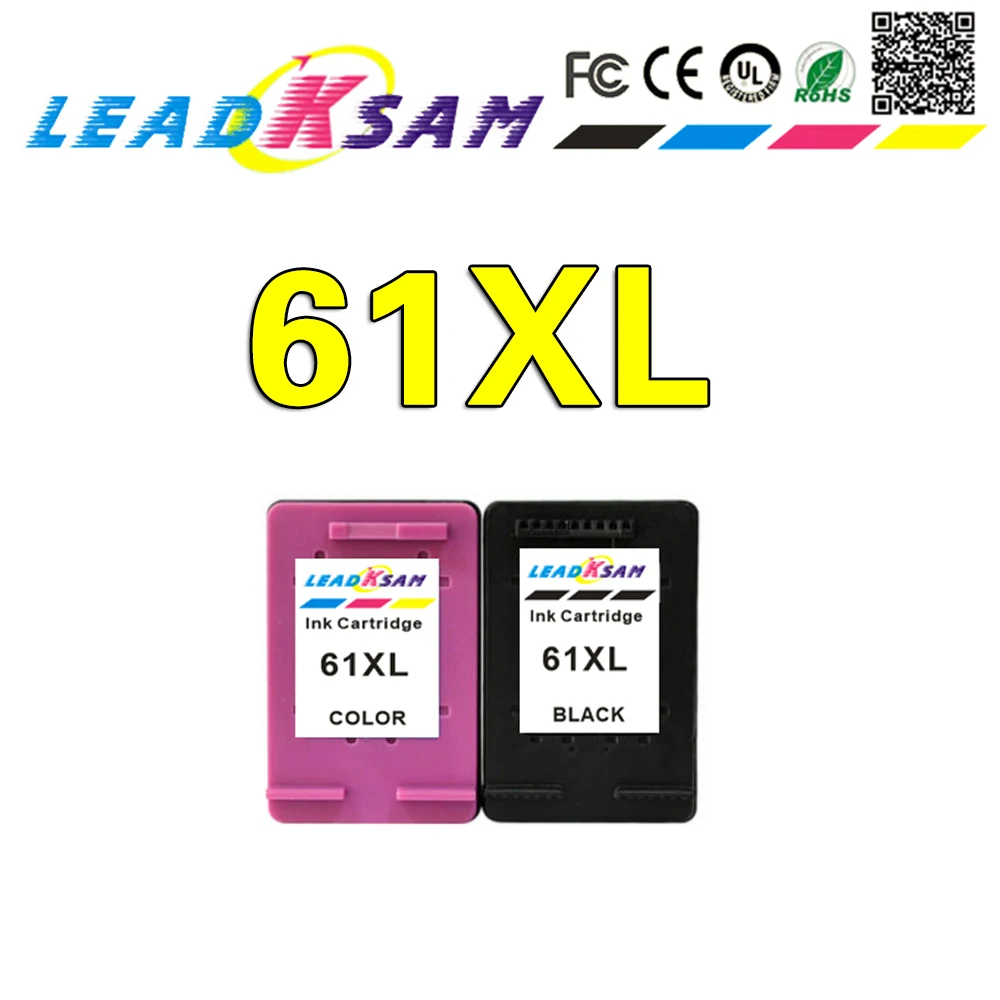 Чернильный картридж LEADKSAM 61XL совместимый с hp 61 xl hp61 Deskjet 1000 1050 1055 2000 2050 2512 J110a J210a J310a