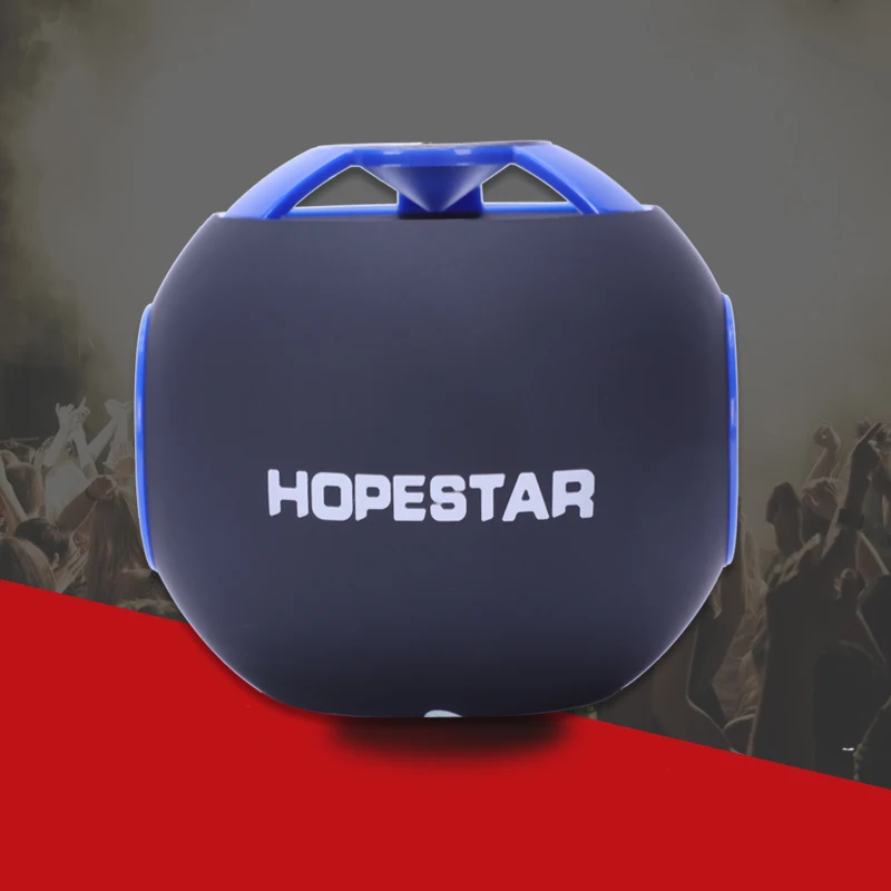 Hopestar H46 округлый дизайн Bluetooth динамик три Противоударная пленка беспроводной открытый мини сабвуфер громкой связи стерео громкий динамик s
