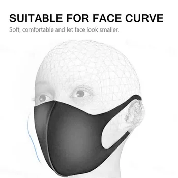 

New Sponge Material Dust Mask Activated Carbon Adjustable Loops Tool Accessories Washable Reusable Bacteria-proof Mask