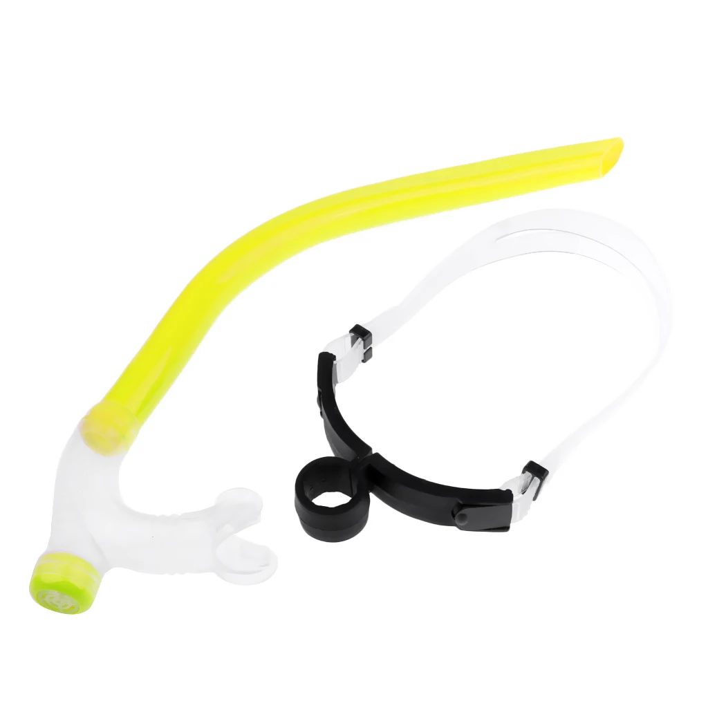 Silicone Professional Swimming Snorkel Set Breathing Tube & Hair Band Buckle Diving Masks 