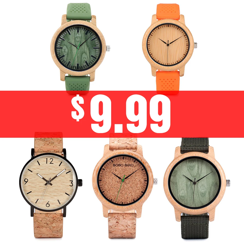 Watches Quartz Wooden Clearance Bobo Bird Universal Women Couple Gift Great Great