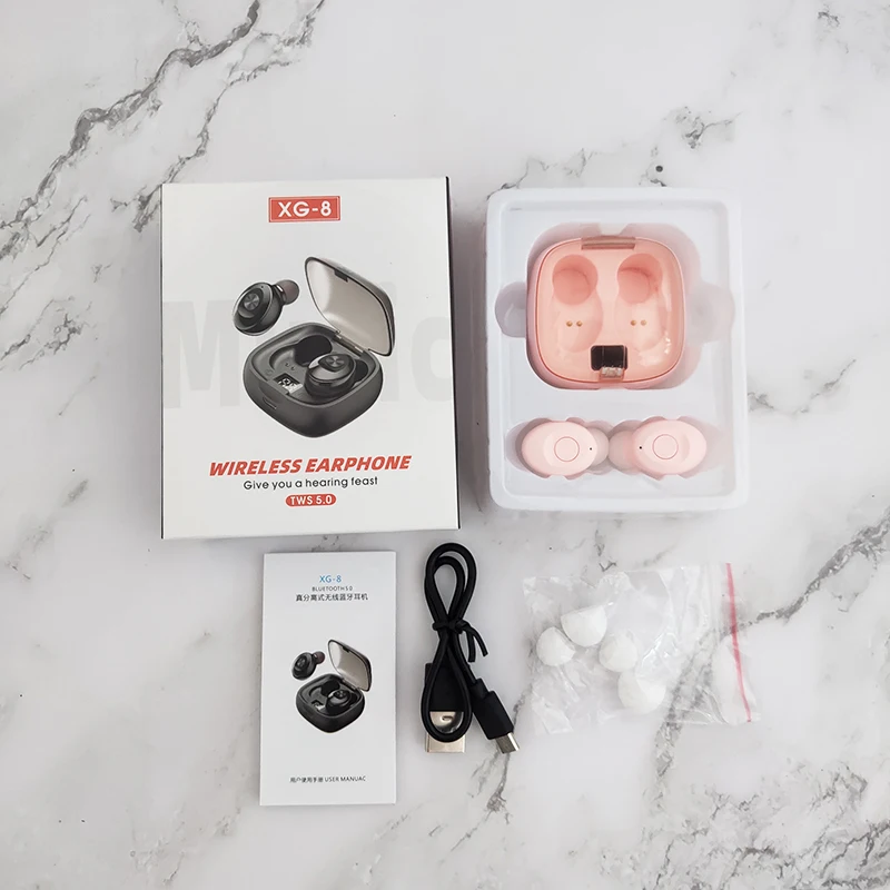 TWS Bluetooth 5 0 Earphones Stereo Sports Wireless Headphone Waterproof Earbuds Headsets With Microphone oordopjes draadloos