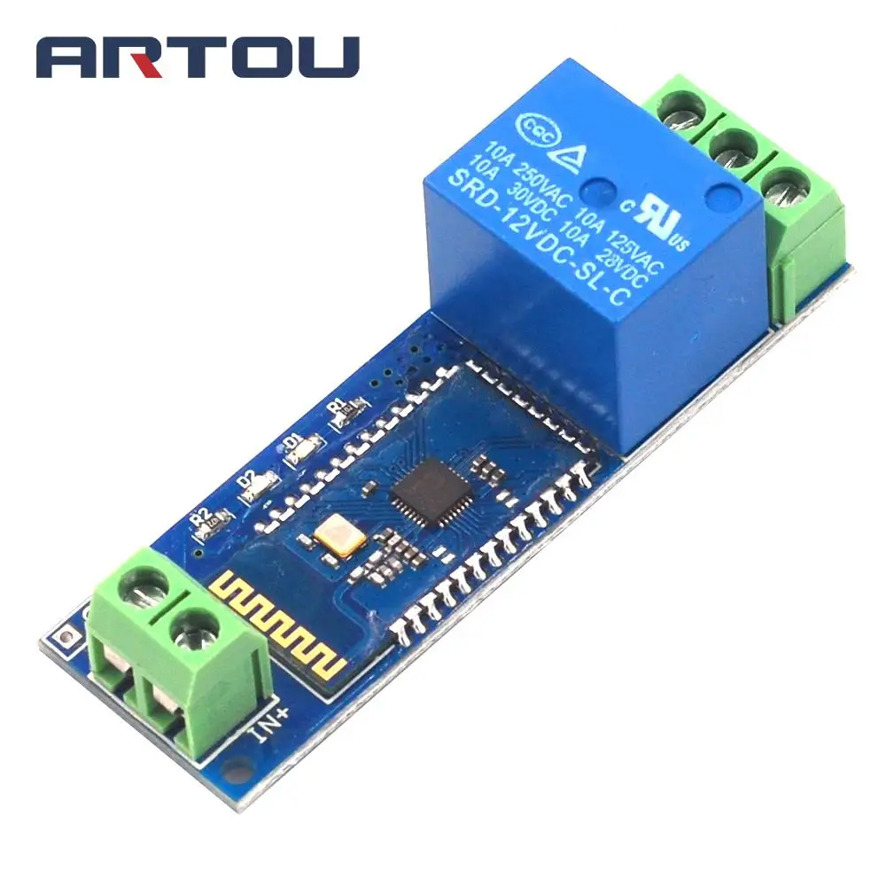 Умный релейный модуль Bluetooth дистанционное управление переключатель 12 В