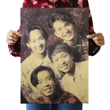 Beyond B-Ретро плакат из крафт-бумаги экран для помещений кафе декоративная живопись