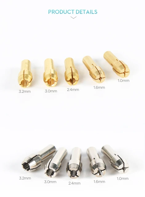 Set 23 Pezzi Mandrini Per Trapano - Ottone Per 4486 E Dadi 4485 - Foto 5