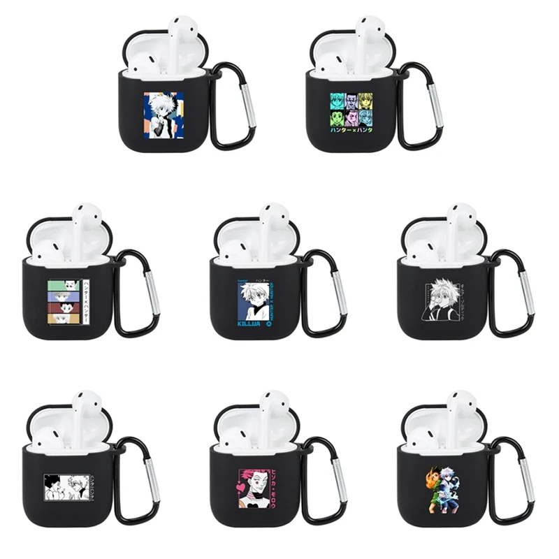 

Hunter x Hunter Japan Anime Bluetooth Earphone Case for Airpods 1/2 Protector Apple Silicone Earphone Cover for Airpods 1/2 Cose