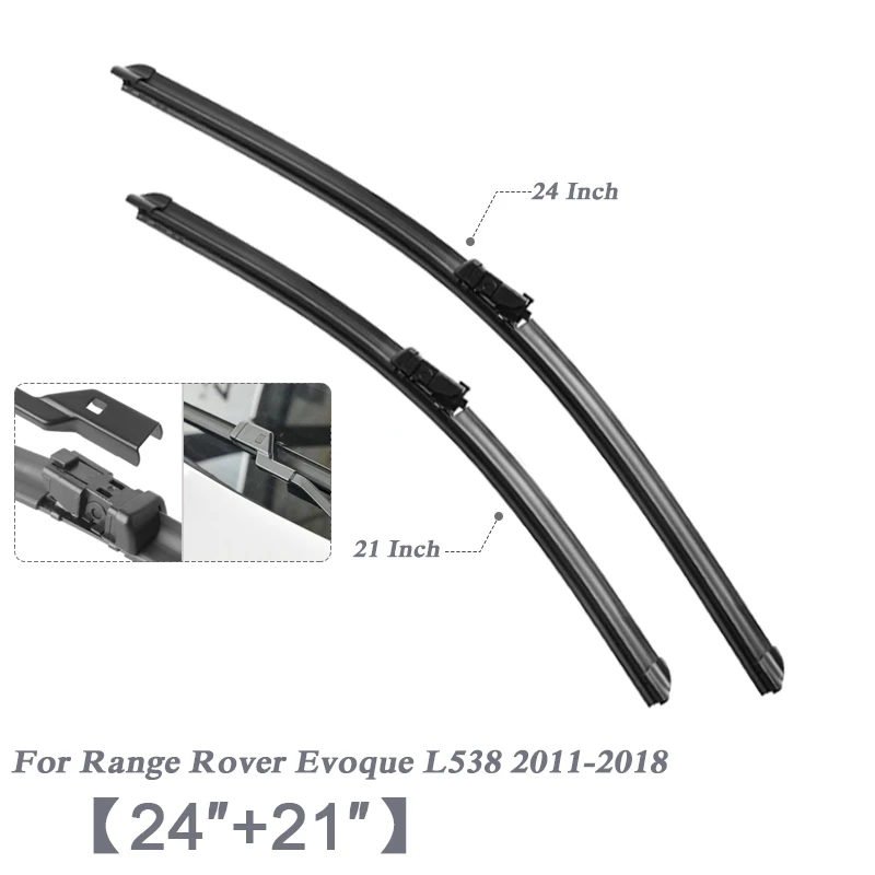 2" 26" автомобильный стиль U бескаркасные Bracketless резиновые лезвия очистителей лобового стекла автомобиля для Chevrolet Equinox парус Malibu Cruze Trail Aveo - Цвет: For Evoque 11-18