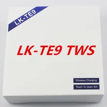 LK-TE9 TWS беспроводной Bluetooth 5,0 наушники всплывающие беспроводной зарядный наушник с сенсорным управлением двойной вызов наушник