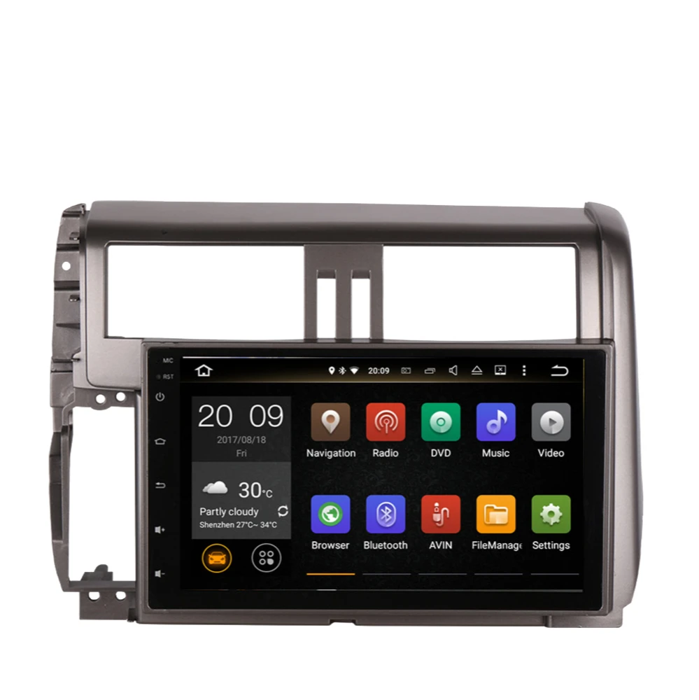 Автомобильный GPS-навигатор для Toyota Prado 950 2010 2011 2012 2013 автомобильное радио стерео