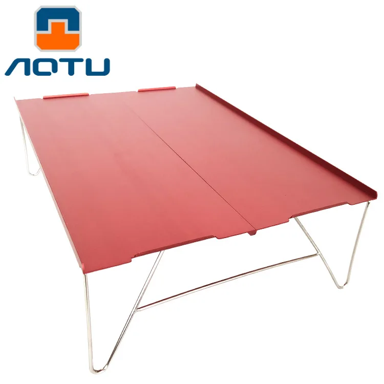 

Bump New Products Outdoor Picnic Folding Table Aluminium Alloy Mountain Climbing Portable Table Home Computer Desk Cross Border