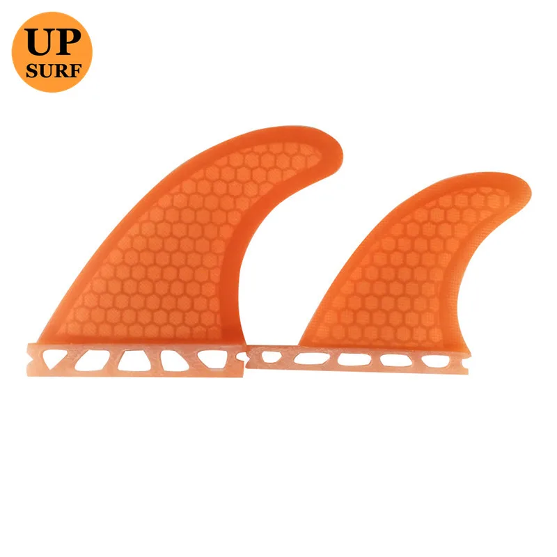 Плавники для серфинга Quilhas G5+ GL Future-Quad-fins Orange Honeycomb Future плавники для серфинга