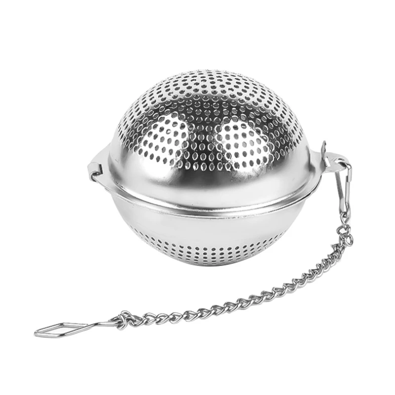 

Stainless Steel Round Oval Tea Infuser Household Soup Material Filter Bag