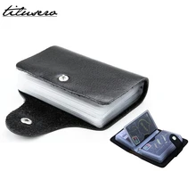Из искусственной кожи держатель для карт чехол для бизнес мужчин женщин кредитный паспорт карты сумка ID паспорт карты бумажник F073