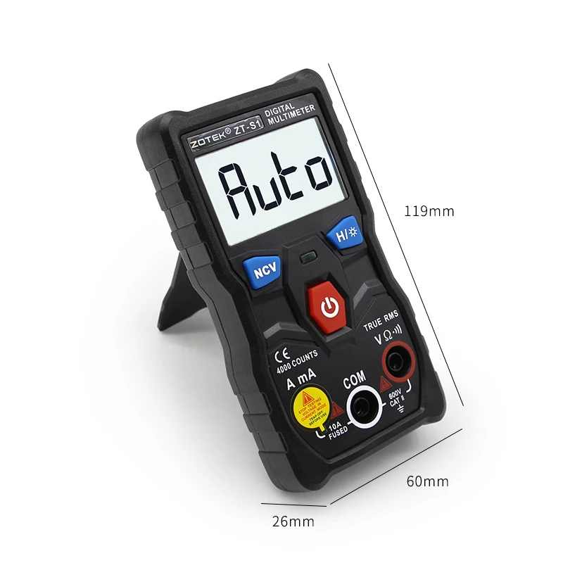 Цифровой мультиметр тестер autoranging True rms automotriz Mmultimetro с NCV ЖК-подсветкой+ фонарик как RM403B