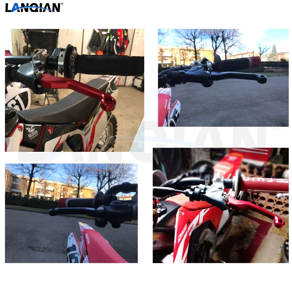 Для Honda CRF250X Dirt Bike тормозной рычаг сцепления CRF 250X 2004- 2008 2009 2010 2011 2012 2013 Аксессуары для мотоциклов