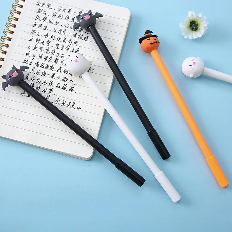 2pcs Creative Skull Gel Pens For Kids Cute Cartoon Writing Pens  Personalized School Supplies Stationery Halloween Gift - AliExpress