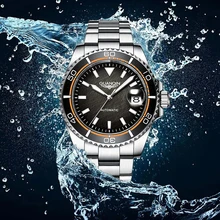 

GUANQIN Fashion Sports 2022 New Mechanical Automatic Watch Men's Watch Ceramic Bezel Sapphire Clock NH35 Relogio Masculino
