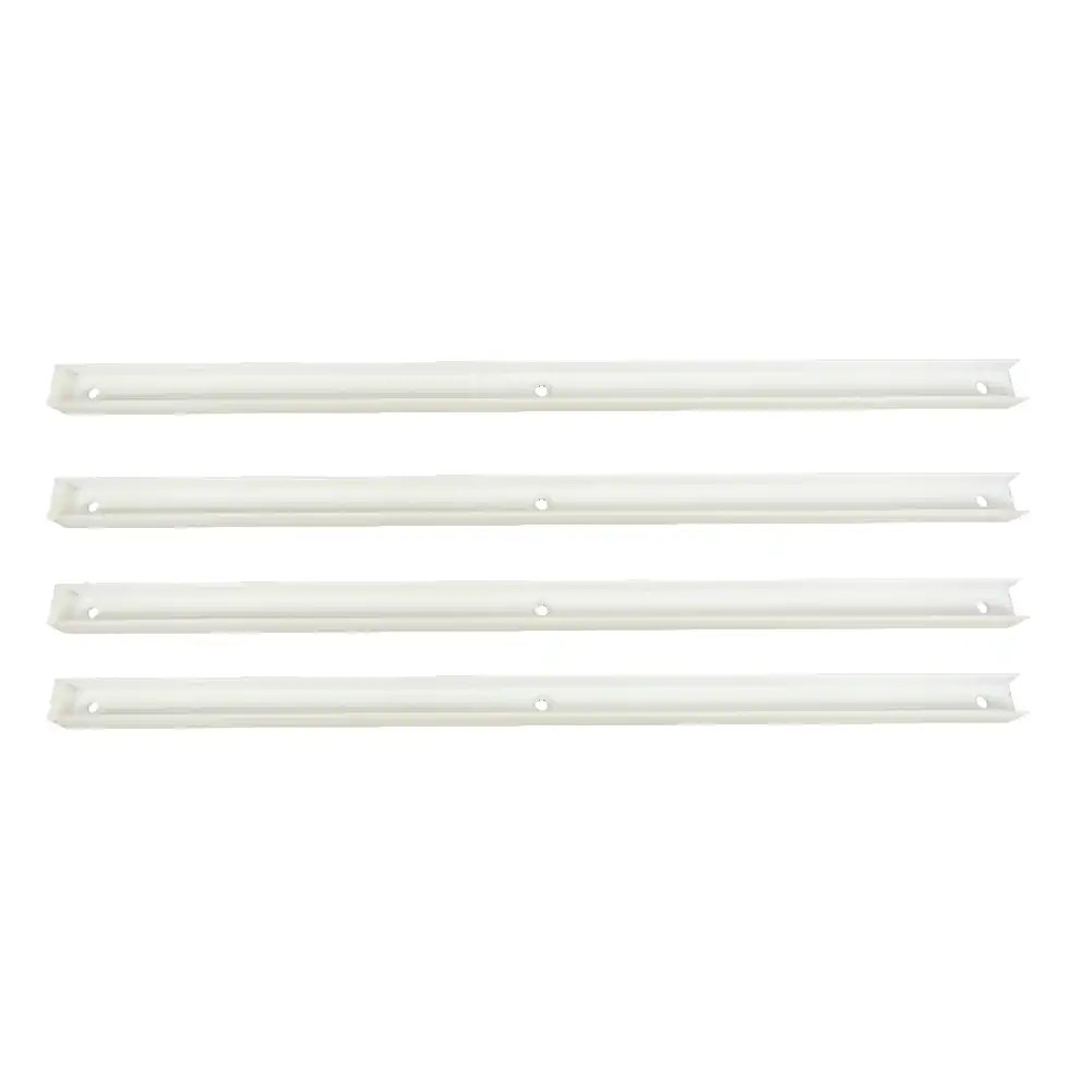 4pcs Buffer Drawer Slide Replace Tool Hardware White Easy Install