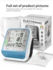 Kiuzou Automatic Digital Wrist Blood Pressure Monitor Sphygmomanometer Tonometer Tensiometer Heart Rate Pulse Meter BP Monitor 6