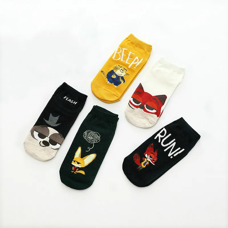 

Men's fashion Harajuku print cotton socks fun animal print chausette men's ankle socks hip hop happy socks funny socks