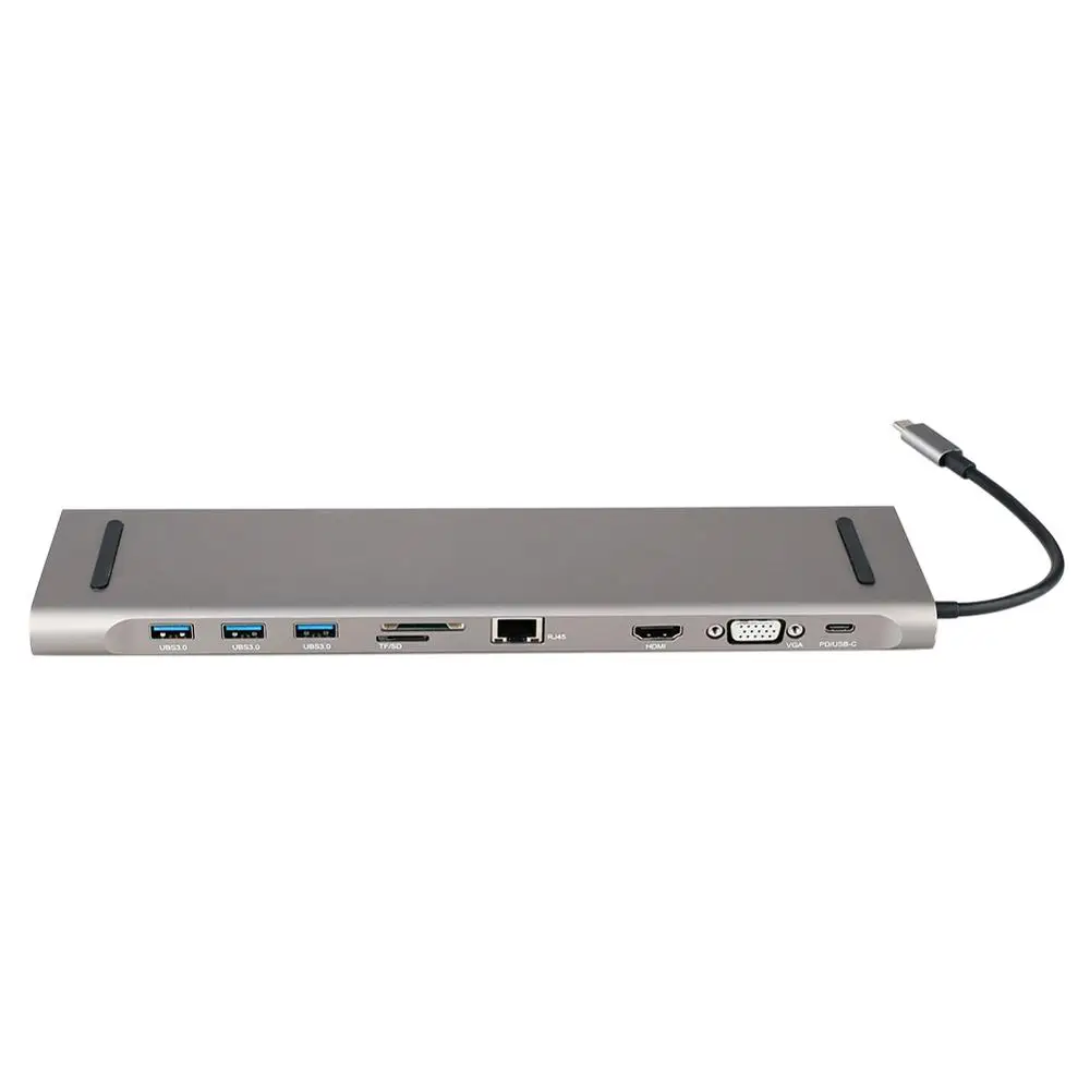 3,1 сплиттер 10 в 1 USB 3,0 usb-хаб к HDMI 4K 3 порта USB C концентратор с PD TF SD ридер для Macbook Pro компьютерные аксессуары