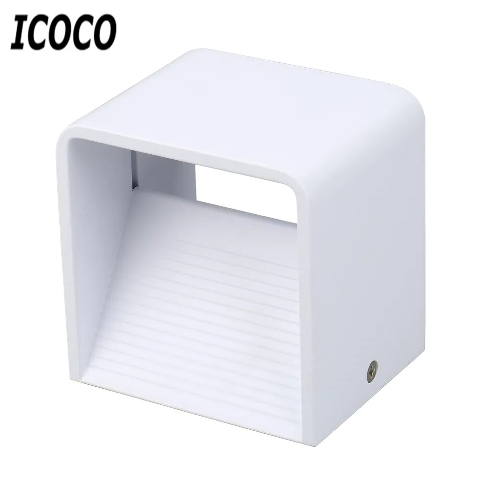 ICOCO, 1 шт., современный 3W, Квадратный светодиодный настенный светильник, бра, светильник, для внутреннего коридора, балкона, спальни, прихожей, украшение дома, распродажа