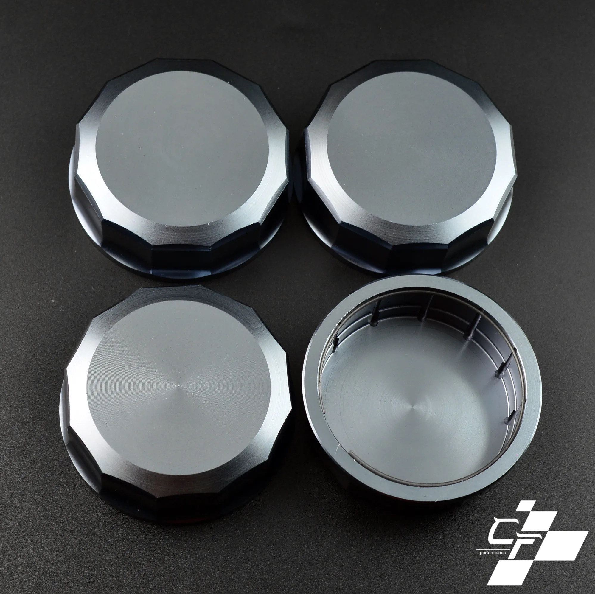 4 pcs 70mm Gray Metal Wheel Center Hub Caps For Rims Universal Auto Accessories Hubcap Cover