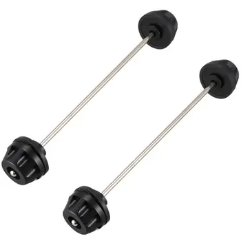 

1pcs Motorcycle Front Axle Fork Crash Sliders Wheel Protector & 1pcs Motorcycle Rear Wheel Fork Axle Slider Protection