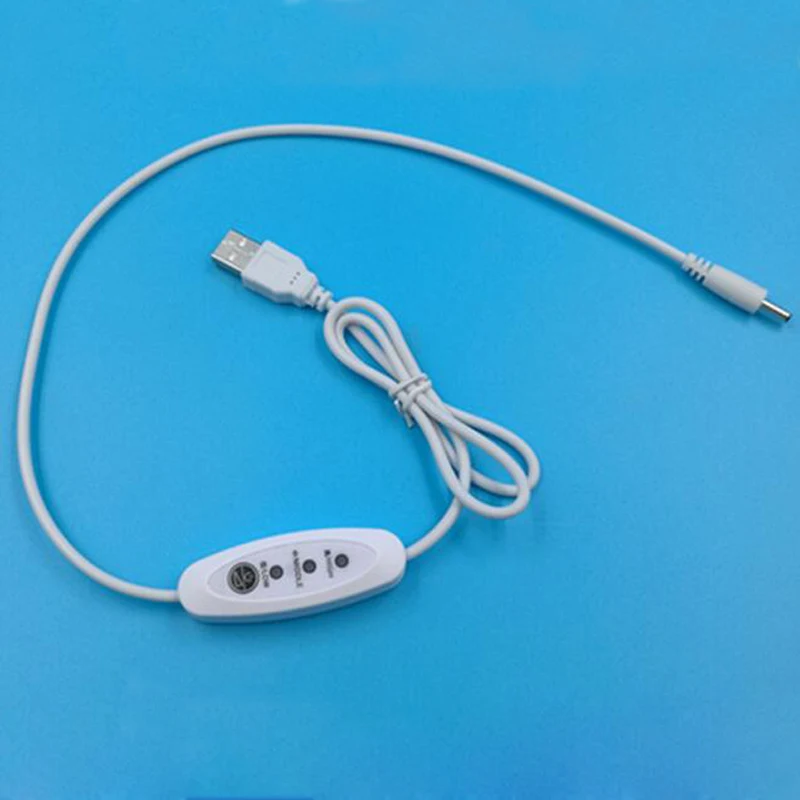 5V Usb DC3.5 трехзубчатая линия регулирования температуры нагревательная маска для