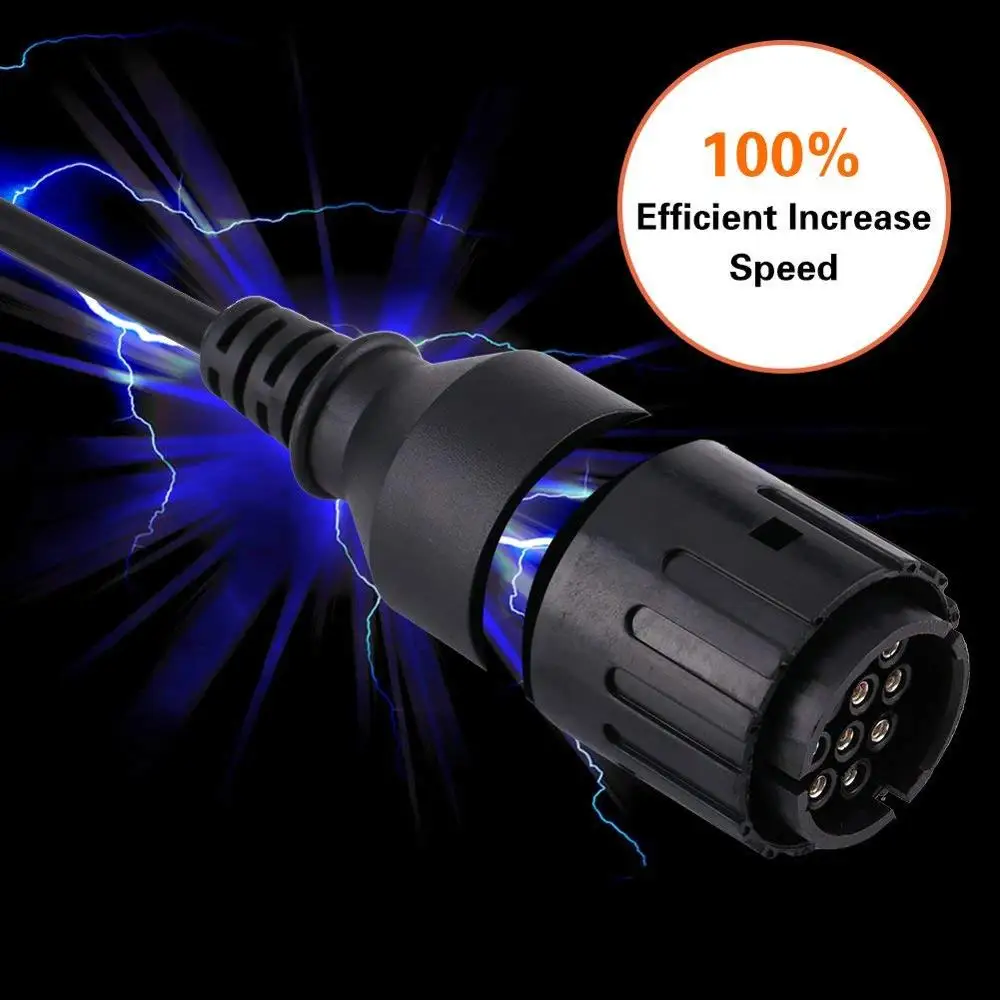 Диагностический кабель OBD2 10 16 контактов для BMW 1 5 м|diagnostic cable|cable for bmw16pin obd2 |