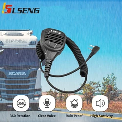 LSENG Walkie Talkie Shoulder Speaker Mic Two Way Radio Microphone Compatible with Handheld Baofeng Radio UV5R,UV8,UV8D,UVB5,UVB6