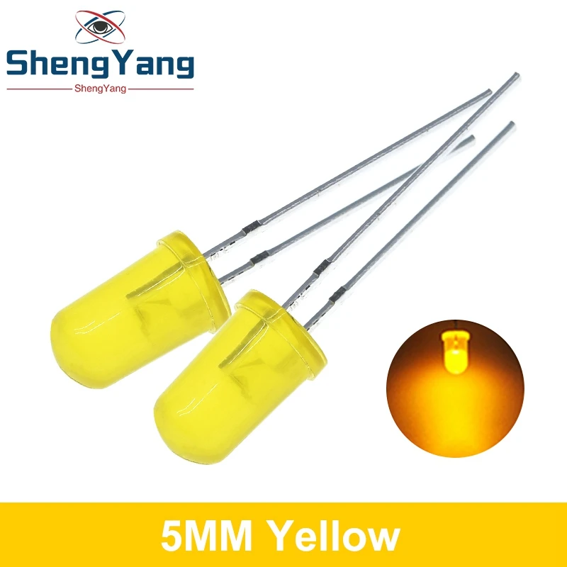 10/20/100PCS LED Transparent Runde 3MM 5MM Super Helle Wasser Klar Grün Rot Weiß gelb Blau Licht LED-Lampen Emittierende Diode – Detail 9