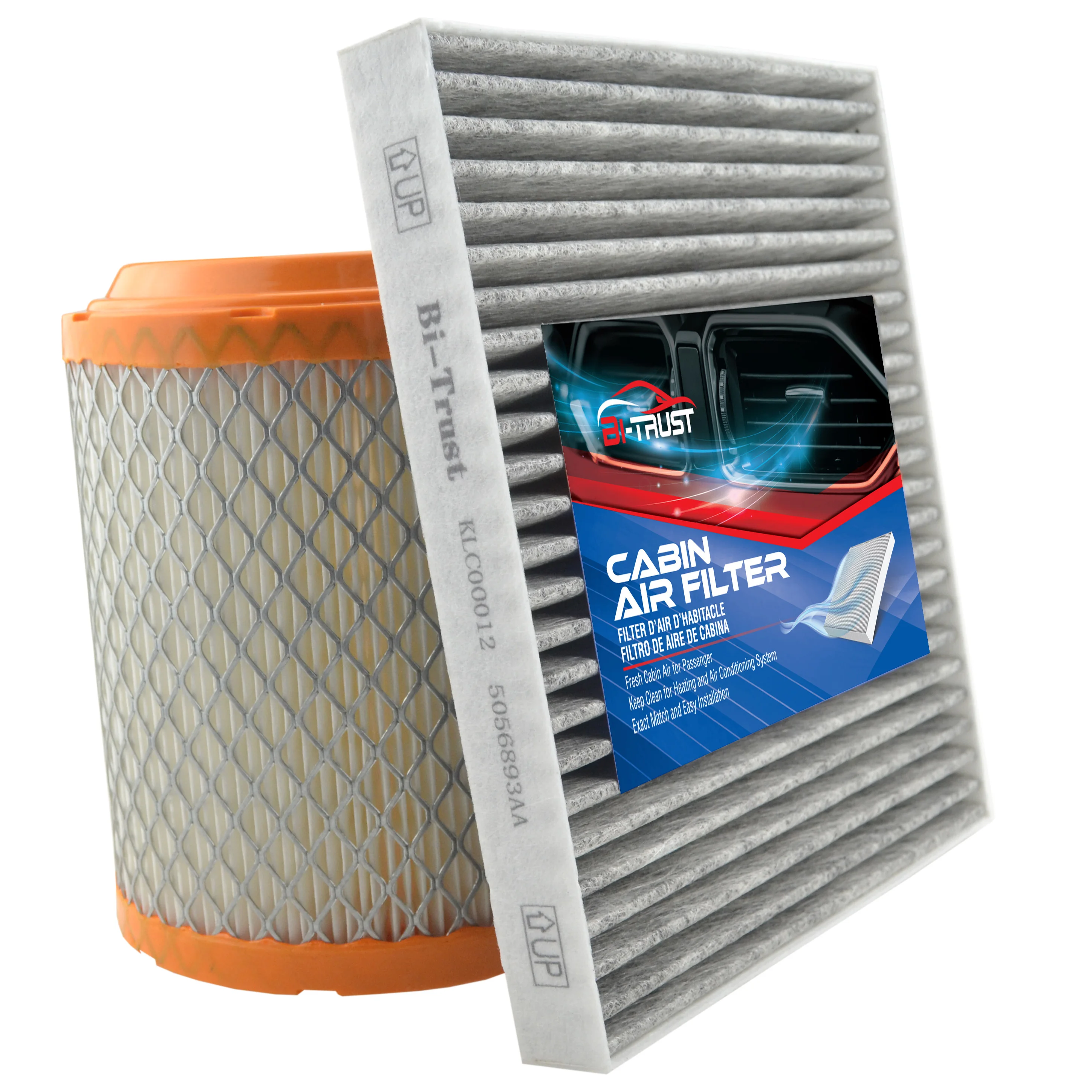 

Bi-Trust Engine & Cabin Air Filter for 2011-2012 Dodge Caliber/2011-2017 Jeep Compass/2011-2017 Jeep Patriot