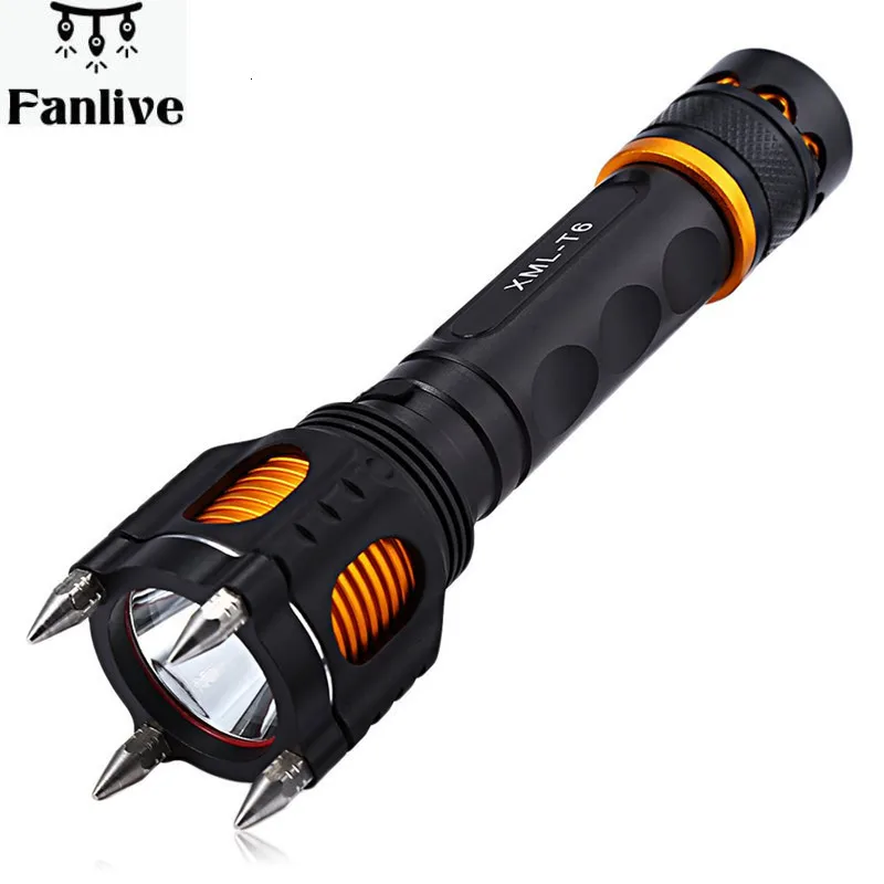 

Lantern Led Loading Car CREE XML T6 2000LM Self-defense Destacar Covering Flashlamp 18650 Torch for Camping Night Fishing