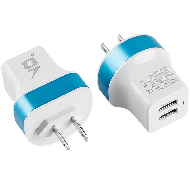 США Мульти USB настенное зарядное устройство портативное 2 порта зарядное устройство кирпич путешествия штекер куб телефон зарядка iPhone X/8 Plus/8 iPad samsung Galaxy
