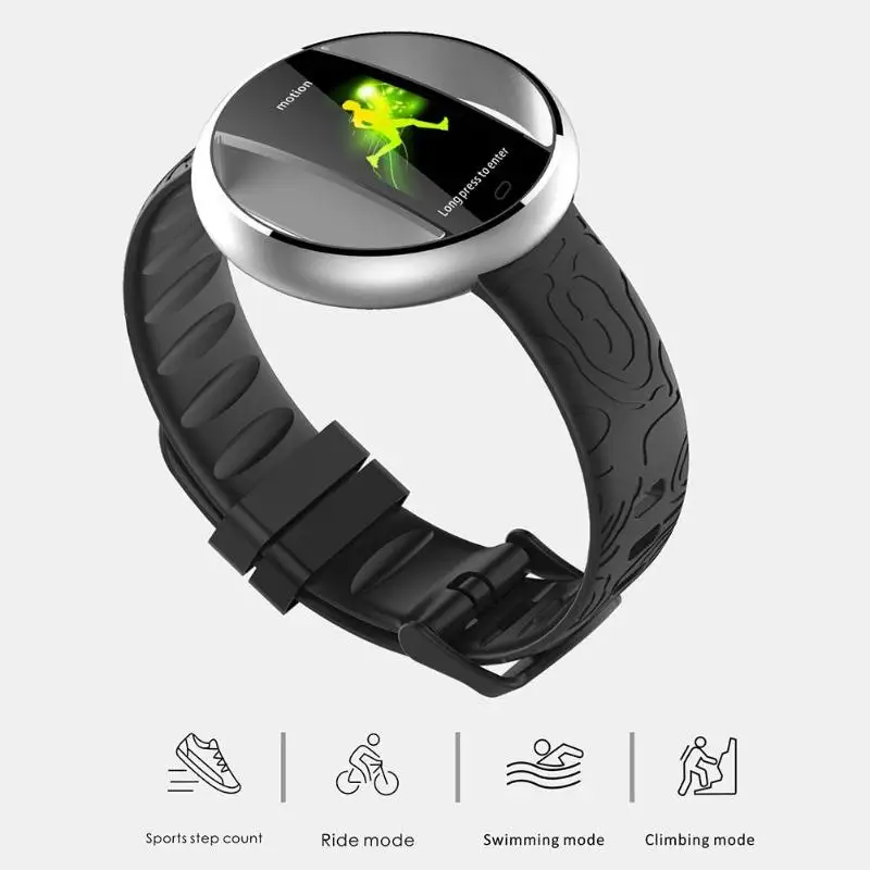 E99S шнурками металла Smart Band спортивные фитнес трекер smartband шагомер сердечного ритма Мониторинг Артериального Давления напоминание о вызове