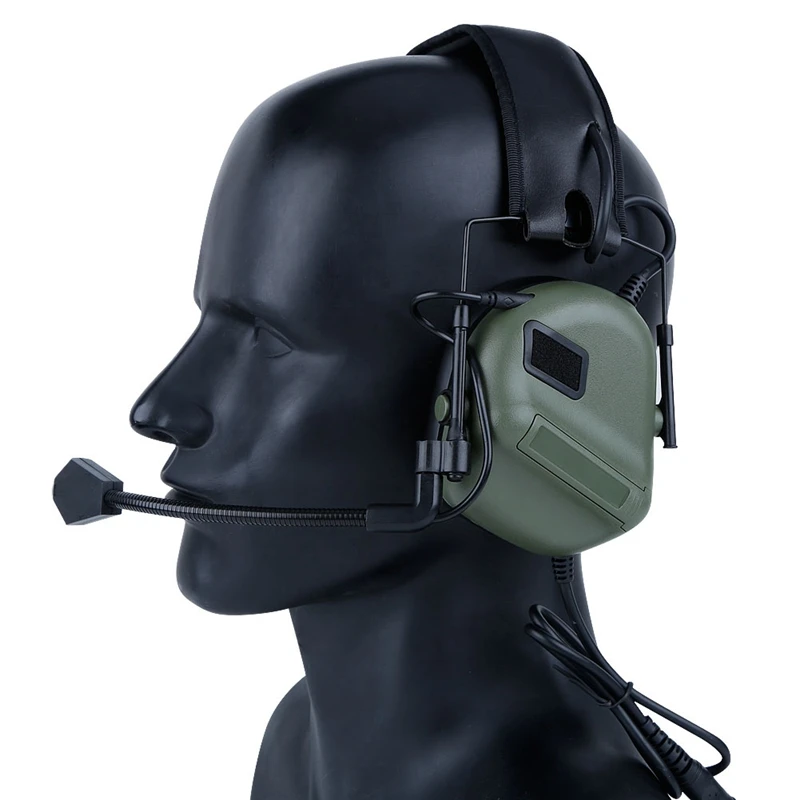 Tactical) Headphone Noise Cancellation Pickup Headset Hunting Shooting Game Accessories