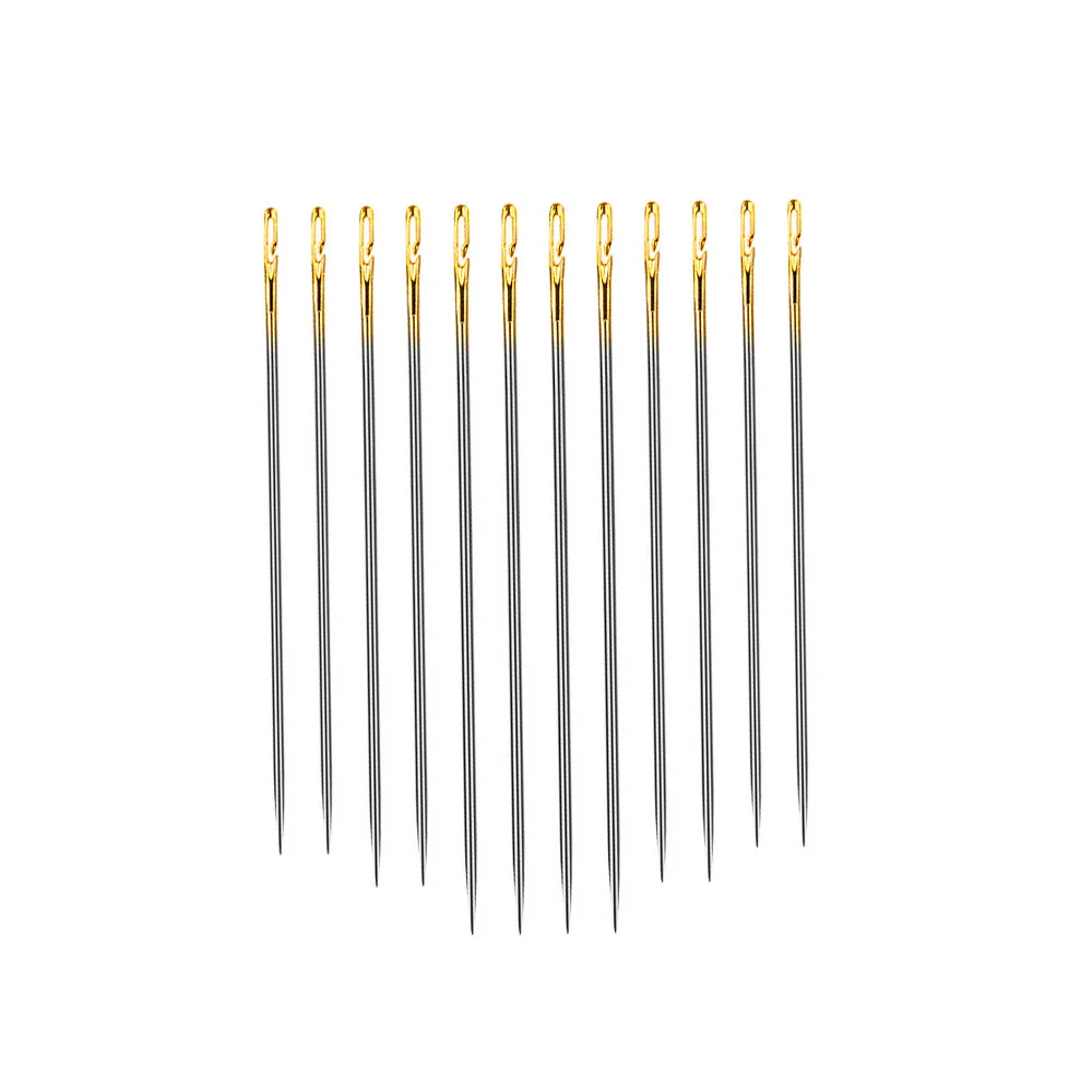 12 шт./компл. игла для пожилых с боковым отверстием штора из нержавеющей стали