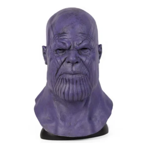 thanos mask Железный человек, светодиодный шлем, маска, маска для косплея, светодиодный, маска для Хэллоуина - Цвет: thanos mask