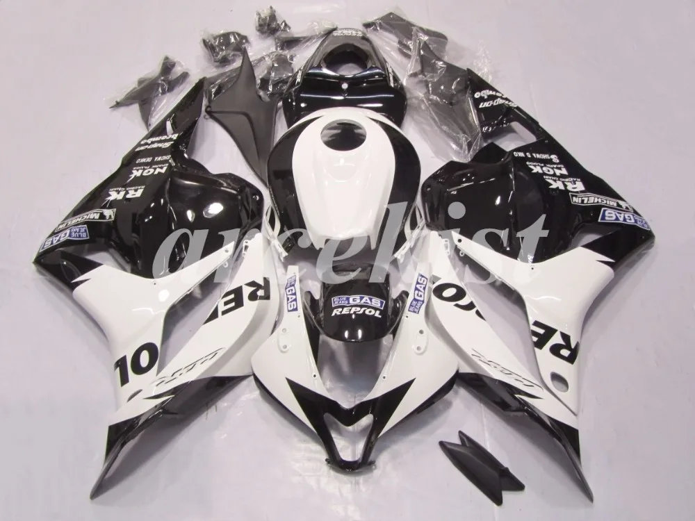 Литьевая Форма ABS мотоцикл обтекатель комплект подходит для CBR600RR F5 2009 2010 2011 2012 Кузов Набор на заказ белый красный черный