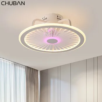 

Retro Smart Ceiling Fan Lamp with Lights Remote Control Lights Ceiling 50cm with APP Control Bedroom Decor Ceiling Fans Modern