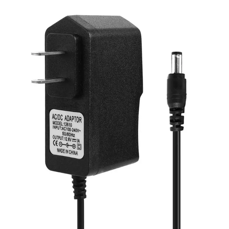 12.6V 1A ALLOYSEED AC 110-240 В к DC 4,2 в 8,4 в 12,6 в 16,8 в 21 в 1A 2A зарядное устройство адаптер для 18650 литиевая батарея зарядное устройство вилка адаптер питания - Цвет: 12.6V 1A
