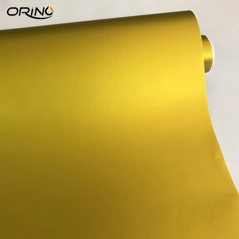 Gold Matt Metallic Vinyl Wrap Sticker-6