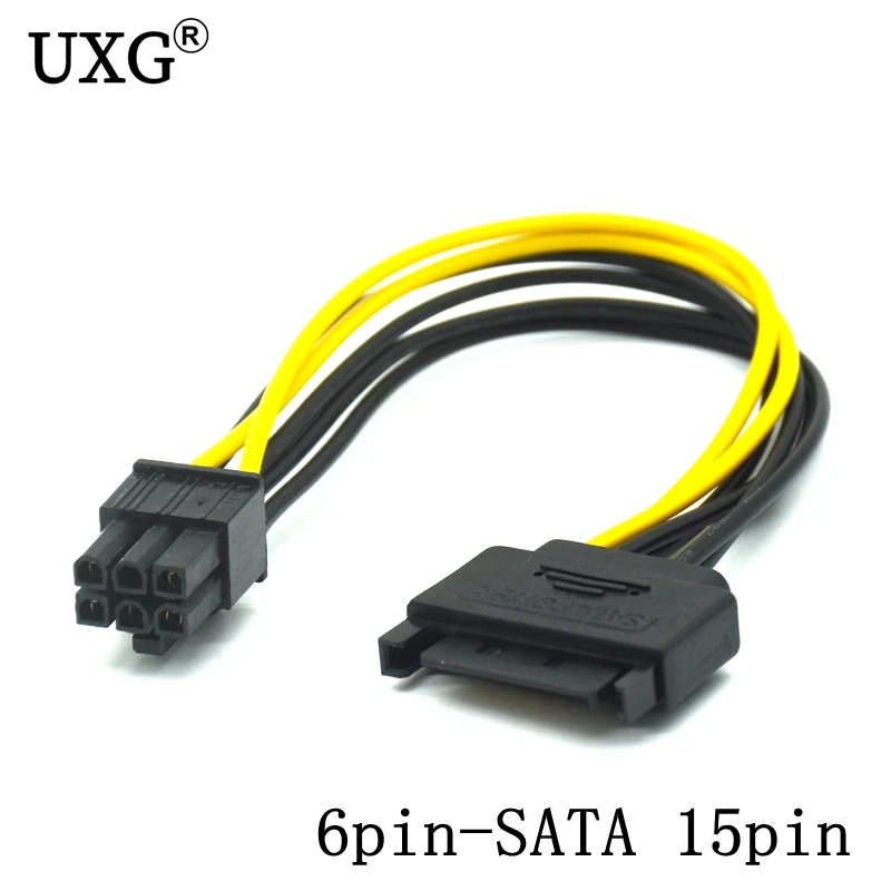 Delock 60115 Voedingskabel SATA 15-pins stekker > 4-pins fem