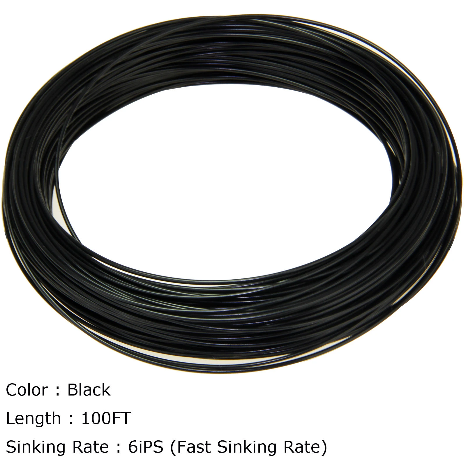 Fly fishing Fast Sinking line WF 5/6/7/8/9 S Black fast sink Fly
