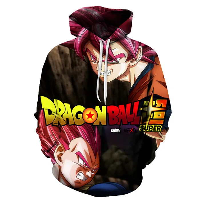 Забавный 3D аниме дизайн толстовка толстовки для мужчин Dragon Ball печатных пуловер человек с длинным рукавом осень уличная пуловер для мужчин