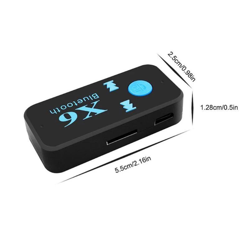 3,5 мм разъем AUX беспроводной Bluetooth приемник аудио MP3 музыка автомобильный комплект Громкая Связь Динамик адаптер для наушников Hands Free вызов