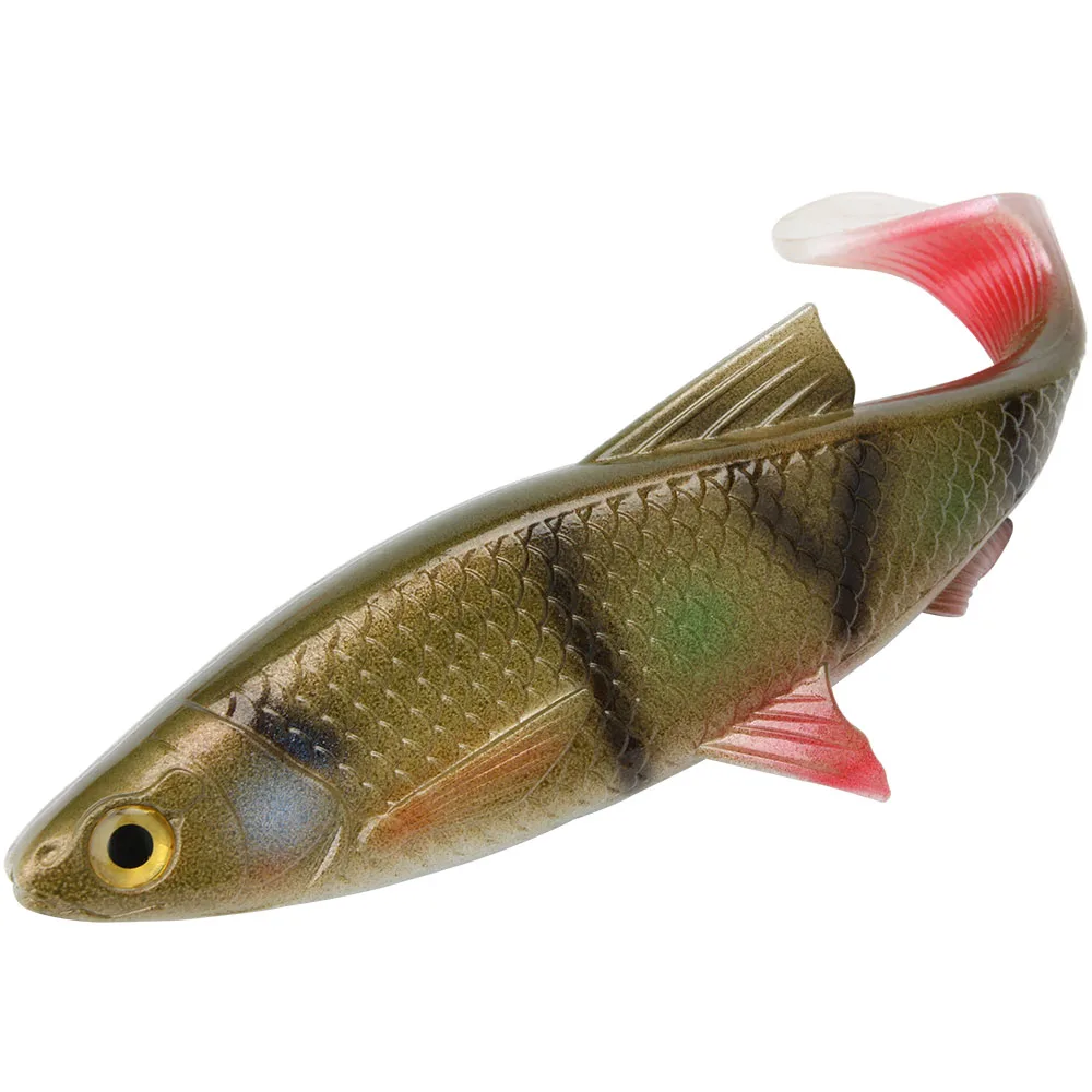 RoseWood northern pike lures freshwater 85g/20cm swimbait Soft Fishing Lure  3D River Roach For Fishing Gears Silicone Artificial